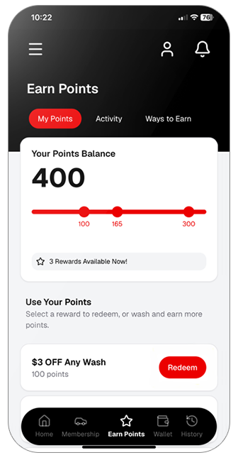 Momentum rewards app